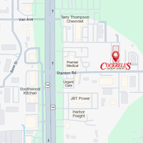 Cockrell's Auto Body Map